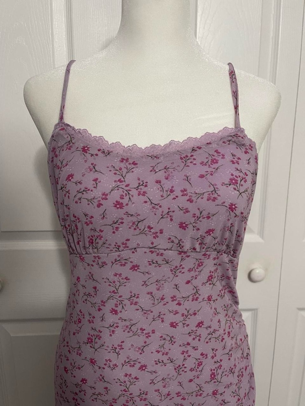 Wild Fable Purple Ruffle Lace Dress M